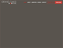 Tablet Screenshot of grandoakshotel.net